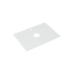 vidro incolor 60 cm gabinete nicole fundo branco