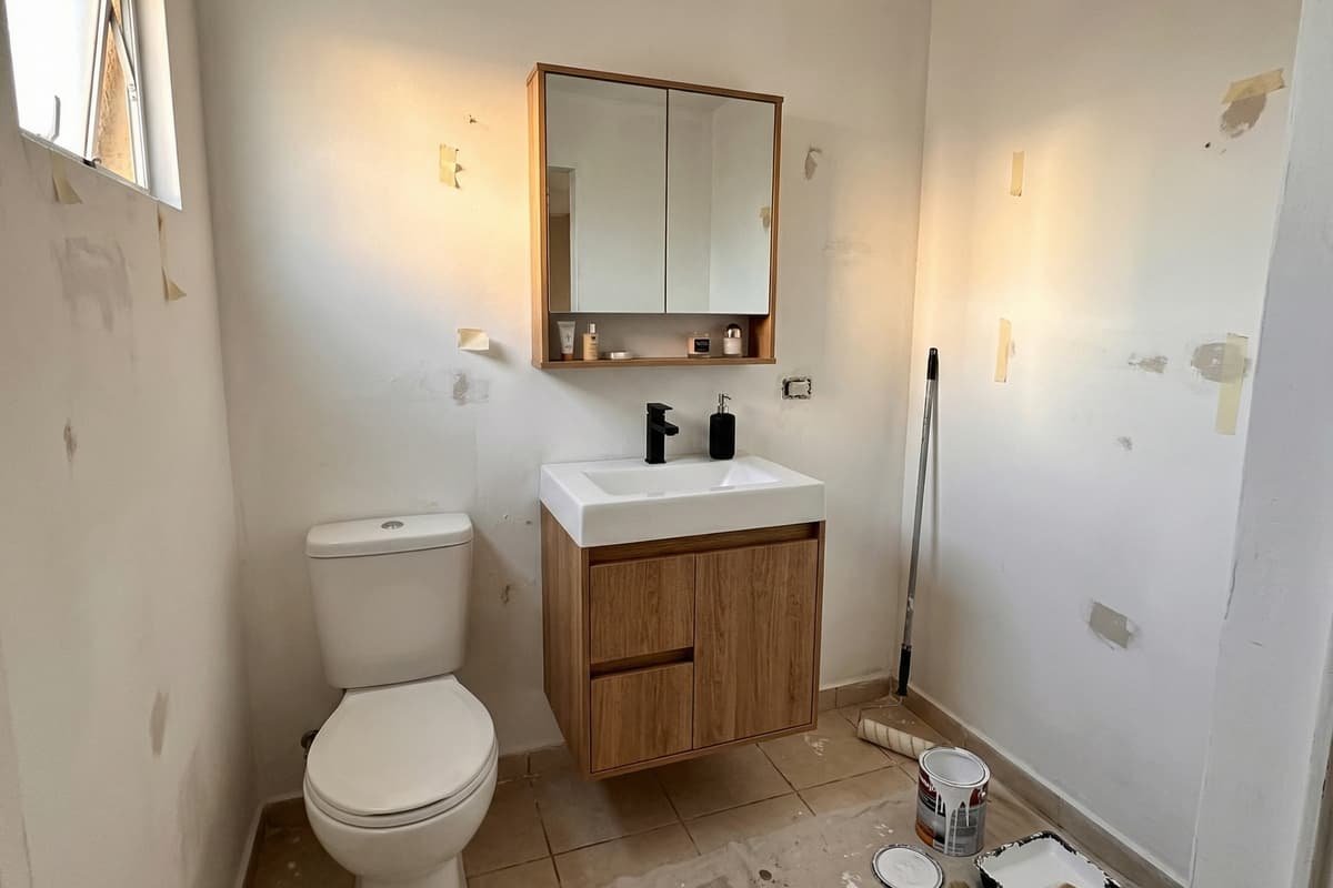 reforma de banheiro residencial