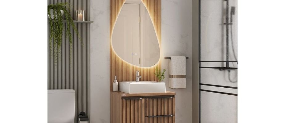Gabinete para lavabo: como decorar o espaço mais visitado da casa com estilo e pouco investimento Gabinete para lavabo: como decorar o espaço mais visitado da casa com estilo e pouco investimento