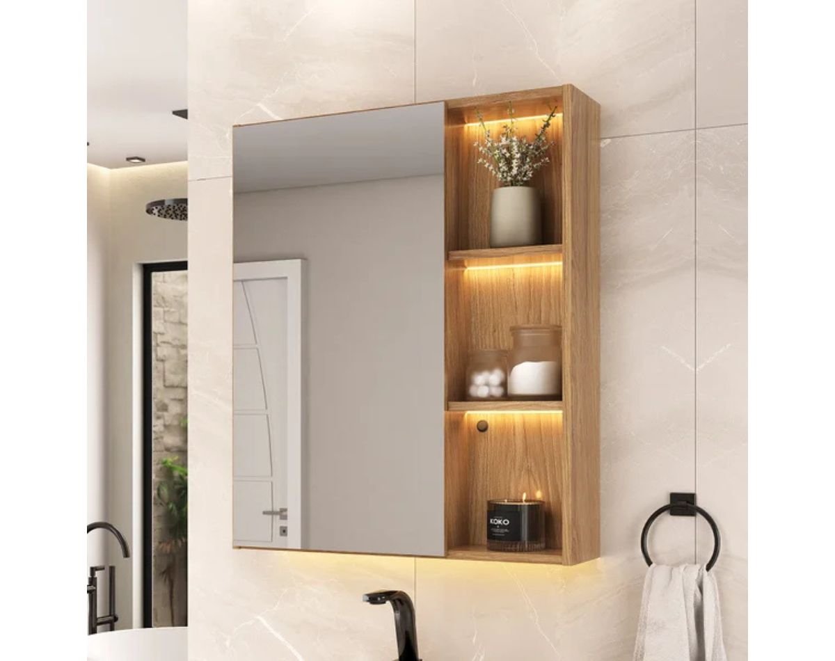 espelheira com led