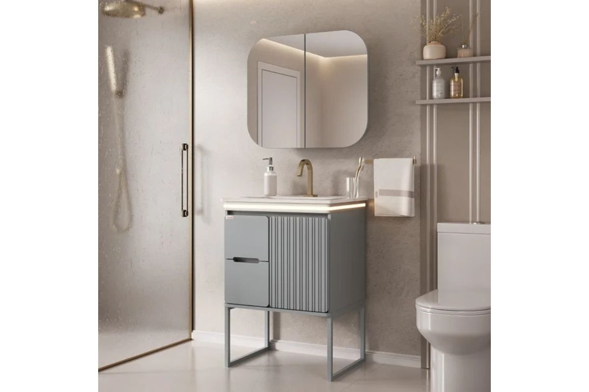 gabinete com pes para lavabo